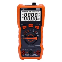 113E - digitalt multimeter - AC / DC / Spenningstester - 6000 tellinger - med bakgrunnsbelysning / magnet