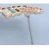 Geometric earrings with crystalsEarrings
