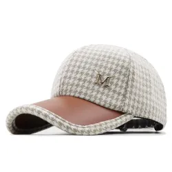 Trendy baseballhatt - britisk rutete design