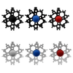 23-in-1 multi-tool - fidget spinner - bottle opener - wrench - stainless steel snowflakeFidget Spinner