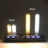 USB stripelys - mini LED lampe - nødlys - 8 stk
