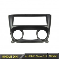 1 Din radio DVD stereo - panel dash - frame - for Nissan Almera N16 2000-2006Installation