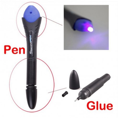 Liquid super glue - repair pen - with UV lightTools