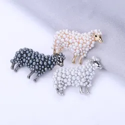 Sauesølje med perler