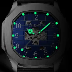 CHENXI - automatic mechanical Quartz watch - waterproof - skeleton design - gold / whiteWatches