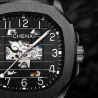CHENXI - automatic mechanical Quartz watch - waterproof - skeleton design - gold / whiteWatches