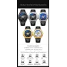 CHENXI - automatic mechanical Quartz watch - waterproof - skeleton design - gold / whiteWatches