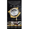 CHENXI - automatic mechanical Quartz watch - waterproof - skeleton design - gold / whiteWatches