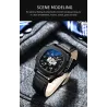 CHENXI - automatic mechanical Quartz watch - waterproof - skeleton design - gold / whiteWatches