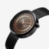 SHENGKE - luksuriøs Quartz-klokke - vanntett - nettingreim i stål