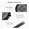 SHENGKE - luxury Quartz watch - waterproof - steel mesh strapWatches
