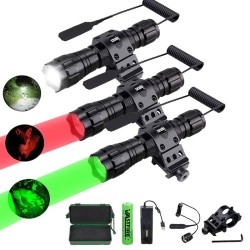 Q5 T6 - 5000lm - LED flashlight - 18650 battery - USB charger - white lightTorches