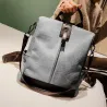 Vintage leather backpack - shoulder bag - large capacityBackpacks