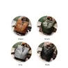 Vintage leather backpack - shoulder bag - large capacityBackpacks
