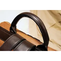 Vintage leather backpack - shoulder bag - large capacityBackpacks