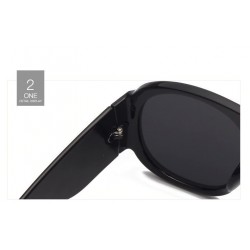 Runde store solbriller - unisex - UV 400