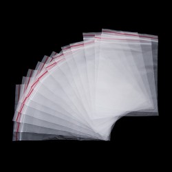 8 * 12 cm - ziplock - resealable packaging plastic bags - 100 piecesStorage Bags