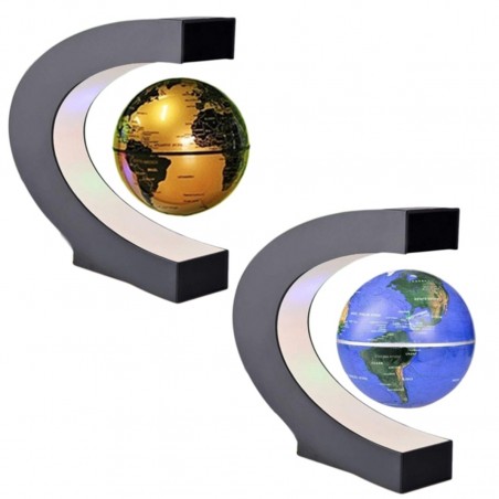 Floating / levitating globe - world map - magneticOffice