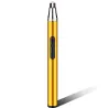 Bue elektrisk lighter - vindtett - flammefri - USB-lading
