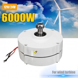Motor for vindturbingenerator - 12V / 24V - 6000W