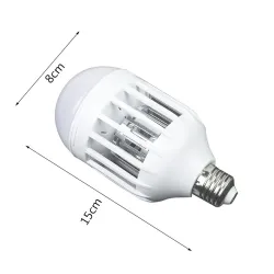 15W - E27 - LED-pære - myggdreperlampe