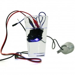 Bilbryterlys - LED vippebryter - vanntett - 12V / 24V