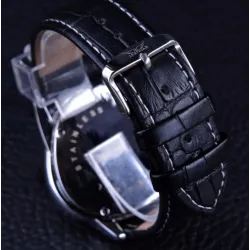JARAGAR - luxury automatic watch - leather strap - triangle shapeWatches
