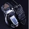 JARAGAR - luxury automatic watch - leather strap - triangle shapeWatches