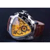 JARAGAR - luxury automatic watch - leather strap - triangle shapeWatches