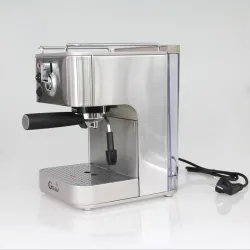 Gustino 19 Bar - semi automatic coffee maker - milk foamer - stainless steelKitchen