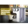 Gustino 19 Bar - semi automatic coffee maker - milk foamer - stainless steelKitchen