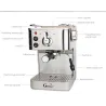 Gustino 19 Bar - semi automatic coffee maker - milk foamer - stainless steelKitchen