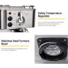 Gustino 19 Bar - semi automatic coffee maker - milk foamer - stainless steelKitchen