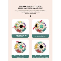 Ladybird - magisk massasjekube - sanse- / spinneleke - LED