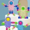 Space robot - fidget spinner - push-bubble - anti-stress toyFidget Spinner