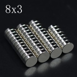 N35 - neodymmagnet - sterk skive - 8mm * 3mm