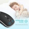 Wireless optical mouse - with USB receiver - ergonomic - silent - 2.4Ghz - 1600 DPIMouses