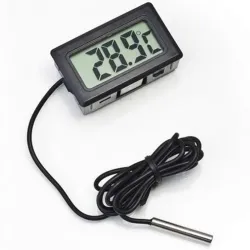 Digitalt termometer - LCD-display - sondesensor