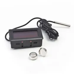 Digitalt termometer - LCD-display - sondesensor