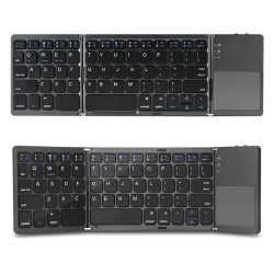 Sammenleggbart Bluetooth-tastatur - med touchpad - ultratynt