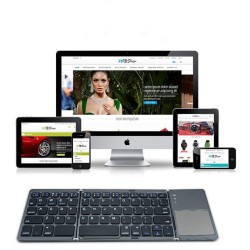Foldable Bluetooth keyboard - with touchpad - ultra thinKeyboards