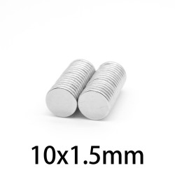 N35 - neodymium magnet - strong disc - 10mm * 1.5mmN35