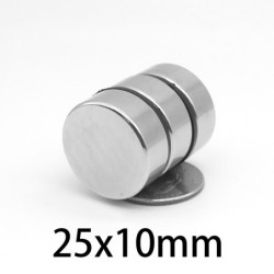 N35 - neodymmagnet - sterk skive - 25mm * 10mm