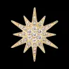 Crystal star broochBrooches