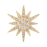 Crystal star broochBrooches