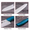 Ceramic knives with covers / peeler - 4 pieces setCeramic