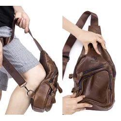 Multifunction backpack - leather crossbody bagBags