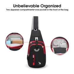 Multifunction crossbody bag - nylon backpackBackpacks