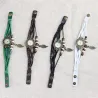 Vintage multi layer bracelet - with Quartz watch - beads / leafBracelets