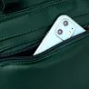 Leather backpack - with decorative studs - large capacityBackpacks